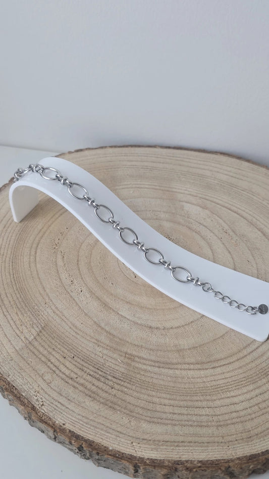 SCARA - Zilver Geometrisch Armband