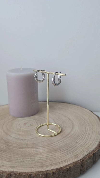 SCARA - Simple Style Round Earrings
