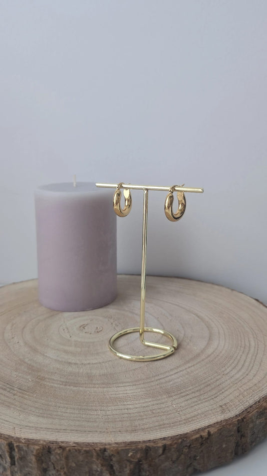 SCARA - Simple Style Round Earrings