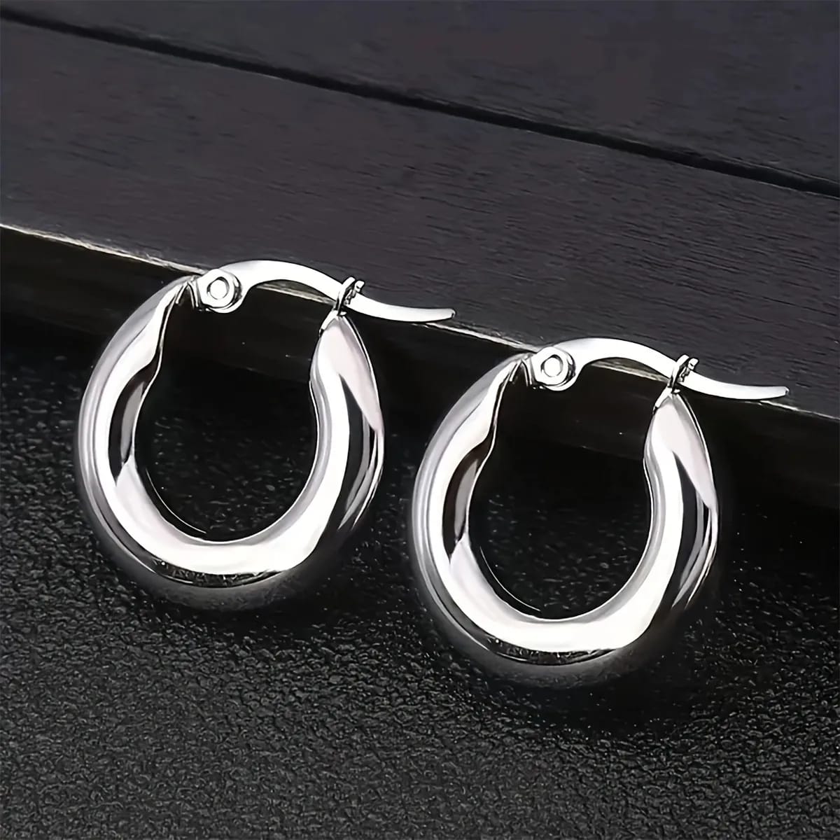 SCARA - Simple Style Round Earrings