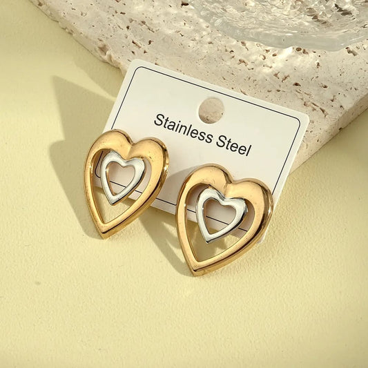 SCARA - Heart shapped oorbellen