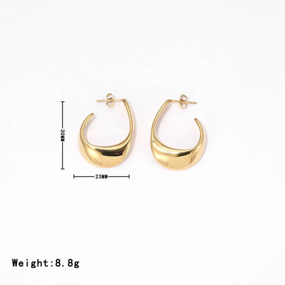 Casual Vintage Oorknopjes – 304 RVS met Goud- en Witgoud Plating