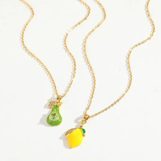 SCARA - Princess Glam Lemon Pear Ketting
